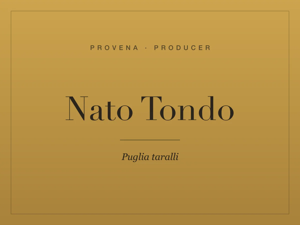 Nato Tondo — Taralli